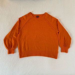 Vince Camuto Orange Raglan Sweater